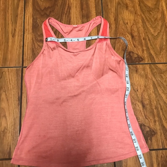 Lululemon Cool Racerback orange Material Luxtreme Size None - Picture 7 of 12